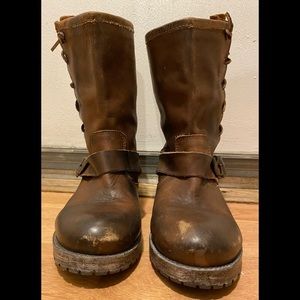 Leather  engineer Boots